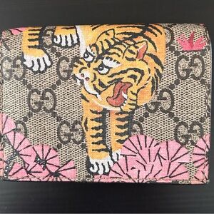 Gucci GG Supreme Bengal Card Case